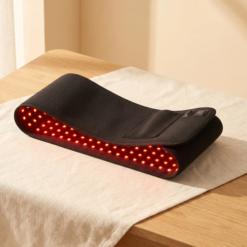 Clinirae Light Wrap, flexible black LED wrap, on cream linen